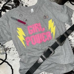 Girl Power Graphic T Shirt